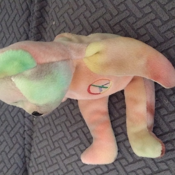 NWT RETIRED PEACE TYE-DYED Beanie baby - Picture 2 of 8